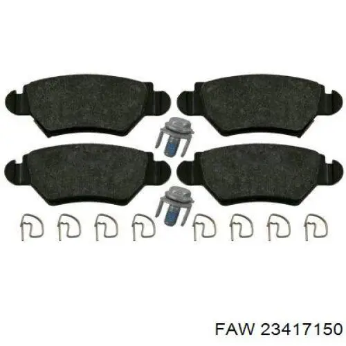 23417150 FAW Колодки тормозные дисковые комплект