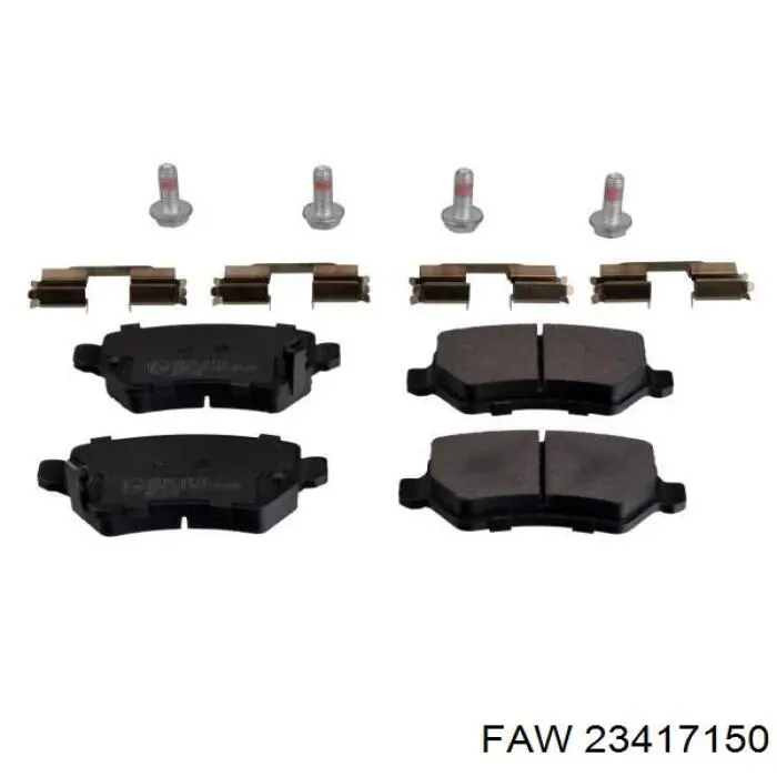 23417150 FAW Колодки тормозные дисковые комплект