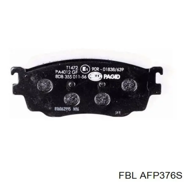 Передние тормозные колодки D450E Dafmi