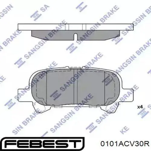 Задние тормозные колодки ADT342222 Blue Print