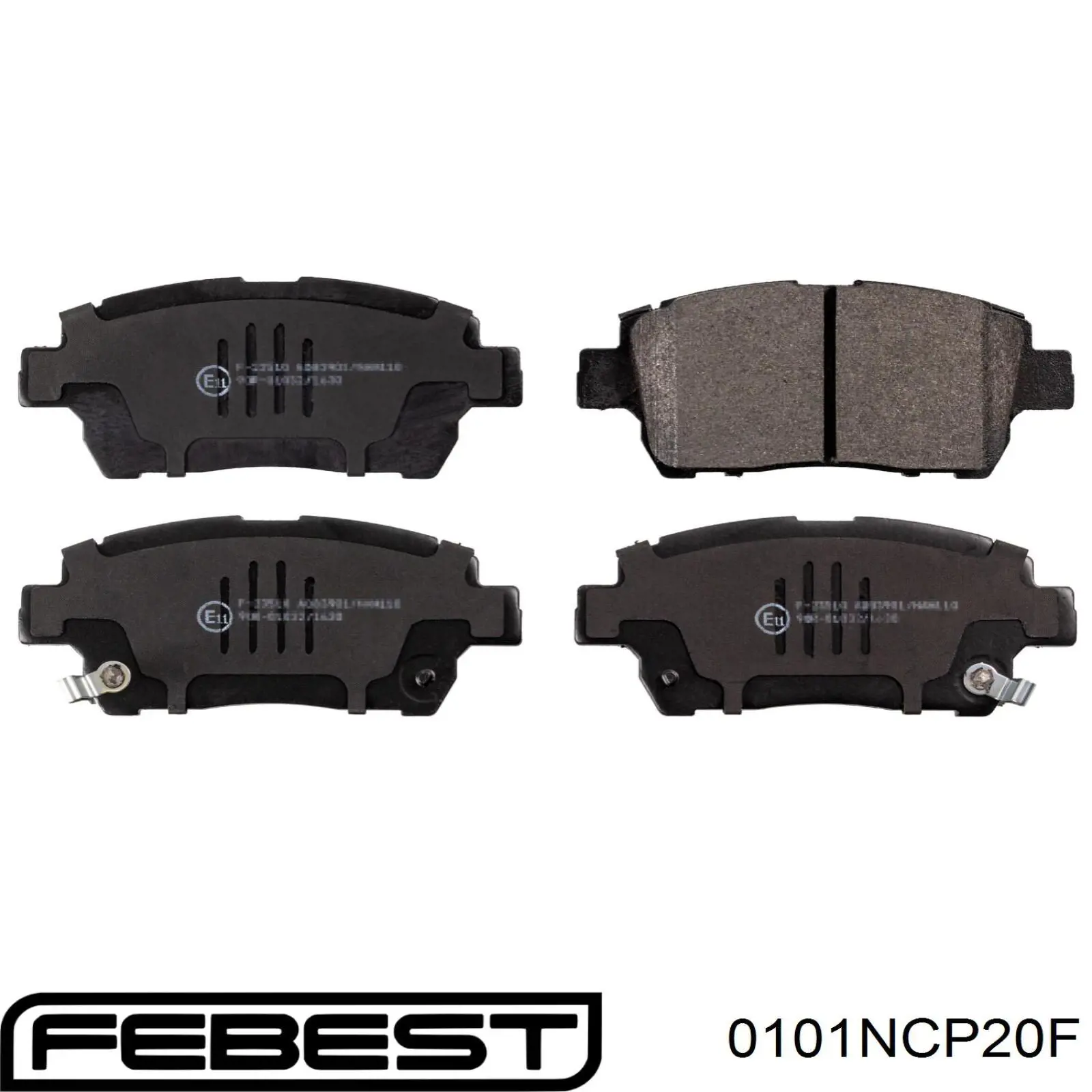 Купить 0101NCP20F Febest Колодки тормозные