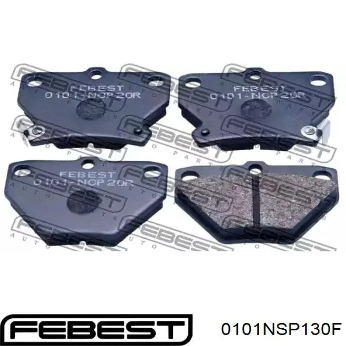 Передние тормозные колодки 0101NSP130F Febest