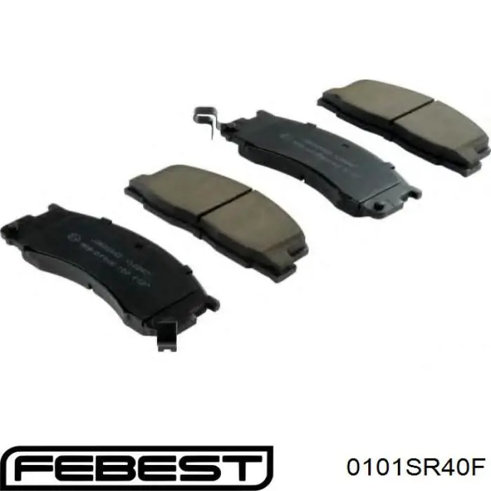 Передние тормозные колодки 0101SR40F Febest
