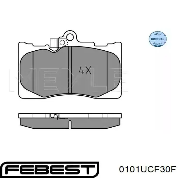 Тормозные колодки Febest 0101UCF30F