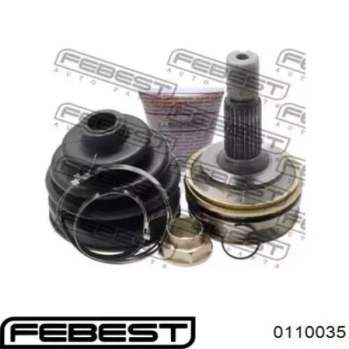 Купить 0110035 Febest Внешняя граната