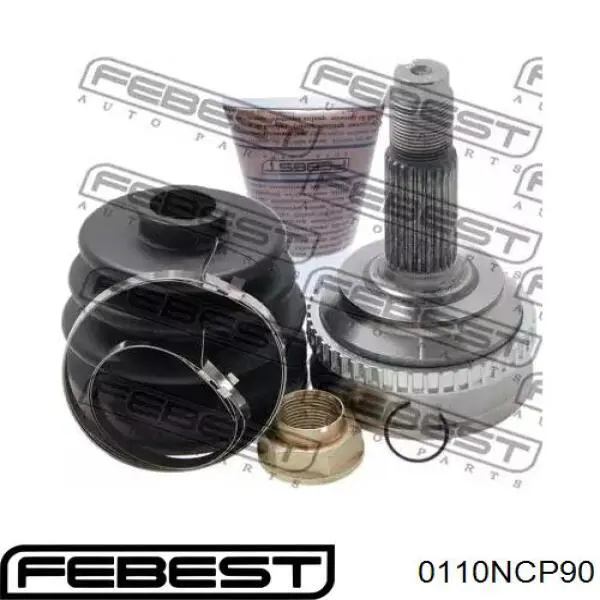 Граната колесная Febest 0110NCP90 цена, от 44.13 USD
