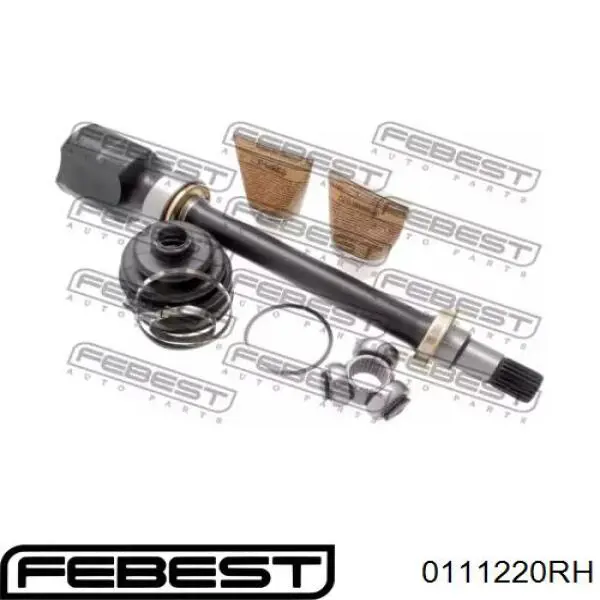 Купить 0111220RH Febest Шарнир угловых скоростей передний правый