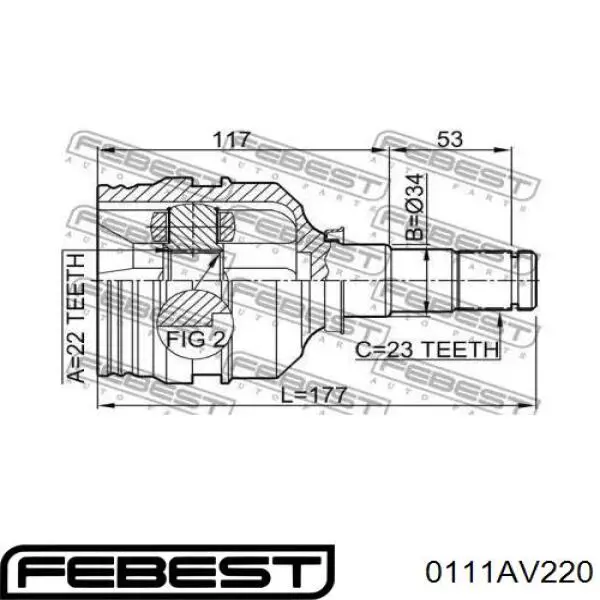 0111AV220 Febest