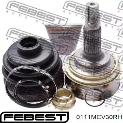 Купить 0111MCV30RH Febest Шарнир угловых скоростей передний правый