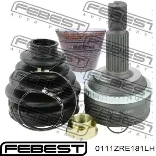 Купить 0111ZRE181LH Febest Шрус внутренний левый