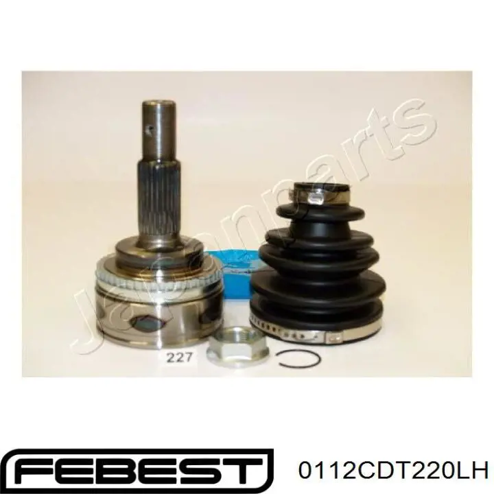 Купить 0112CDT220LH Febest Привод в сборе левый