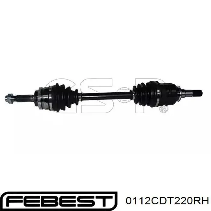 Купить 0112CDT220RH Febest Вал приводной правый