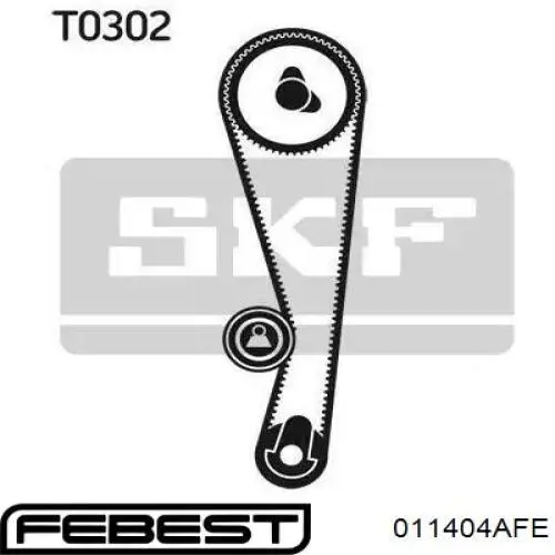 Ремень ГРМ 011404AFE Febest