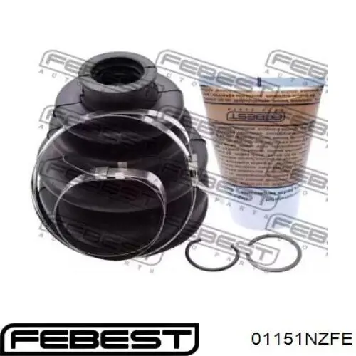 Купить 01151NZFE Febest Пыльник гранаты внутренний, передней полуоси