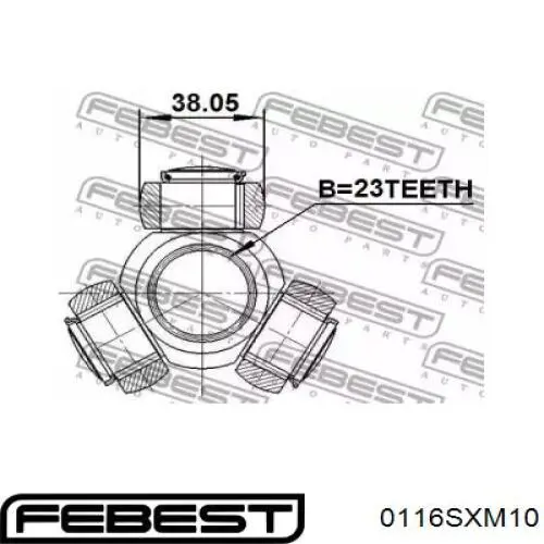 Трипоид Febest 0116SXM10