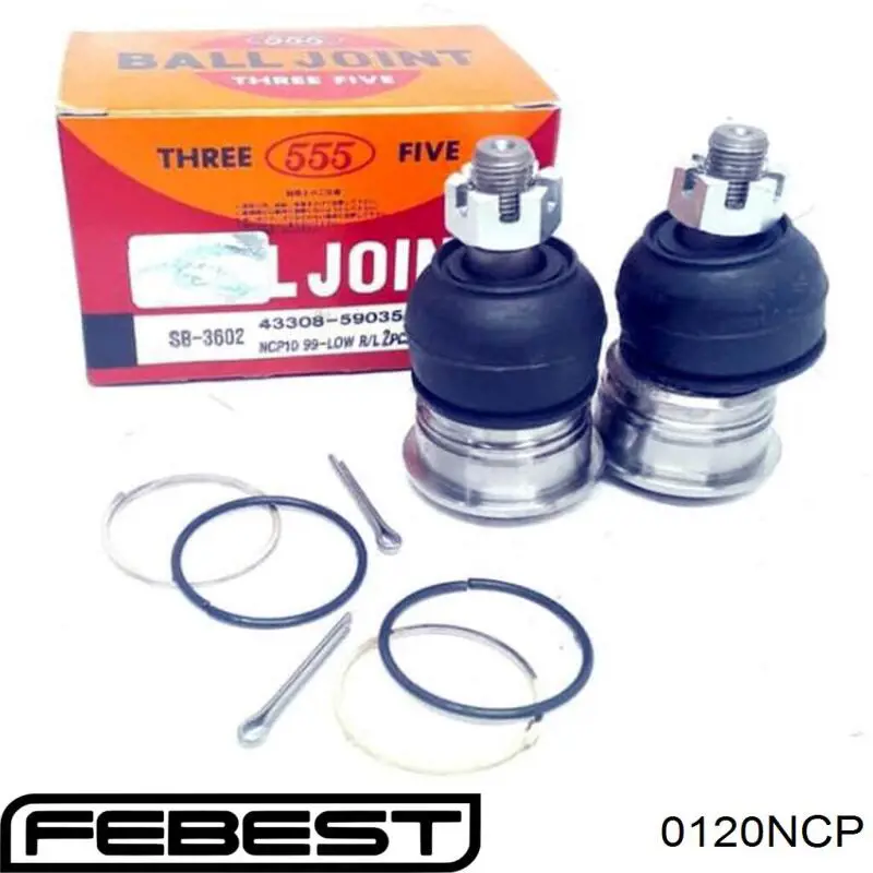 Нижняя шаровая опора 0120NCP Febest