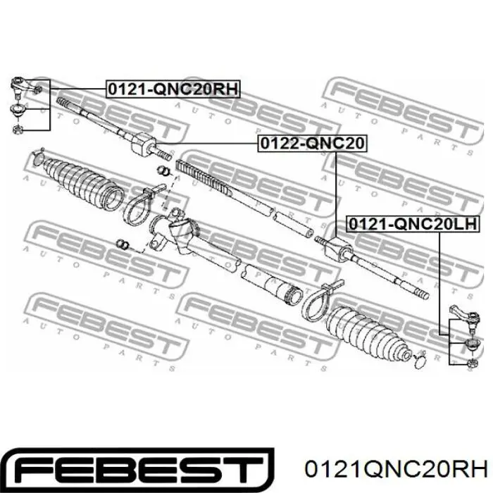 Наконечник рулевой тяги CTR CE0829R