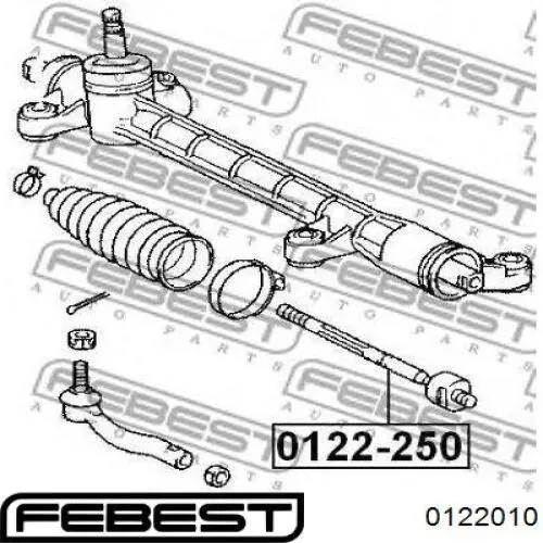 Тяга рулевая поперечная Febest 0122010