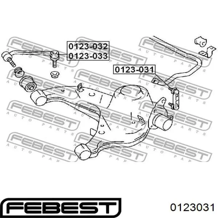 Стойка заднего стабилизатора 4883030010 Toyota