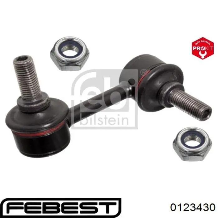 Стойка переднего стабилизатора левая 0123430 Febest