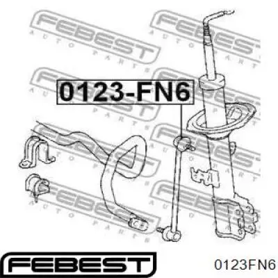 Купить 0123FN6 Febest Амортизационная стойка