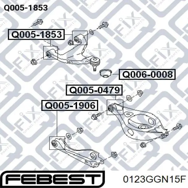 Стойки стабилизатора Febest 0123GGN15F