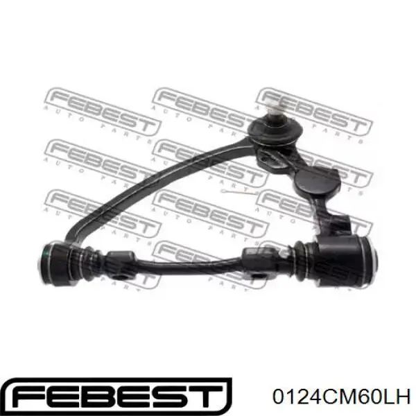 0124-CM60LH Febest braço oscilante superior esquerdo de suspensão dianteira