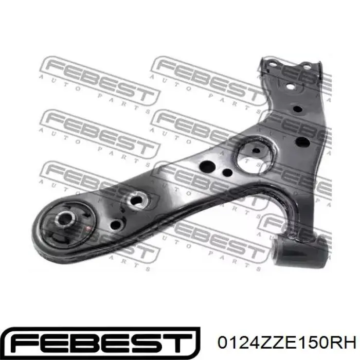 Рычаг передней подвески нижний правый 0124ZZE150RH Febest