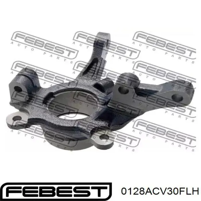Цапфа (поворотный кулак) передний левый Q-fix Q0400004 цена, от 51.14 USD