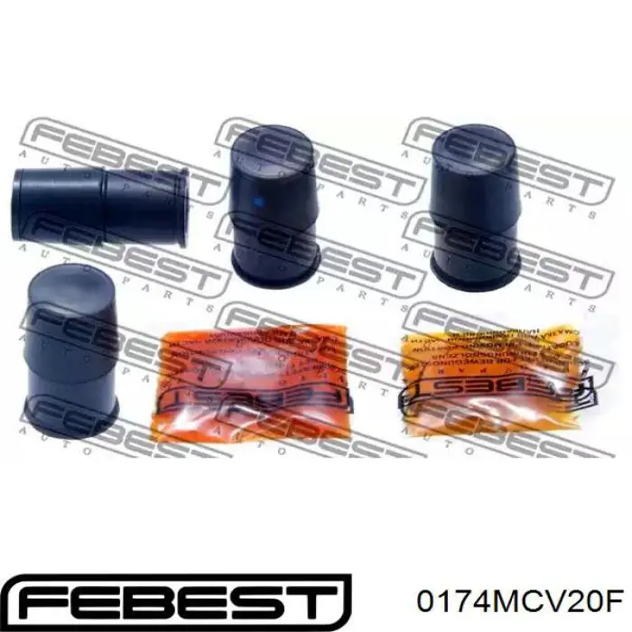 Направляющая суппорта переднего нижняя 0174MCV20F Febest