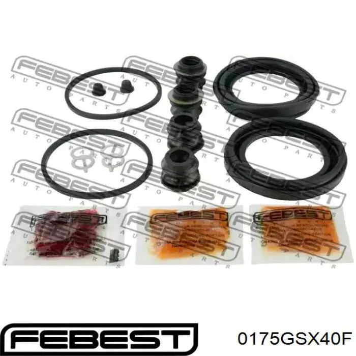 0175GSX40F Febest kit de reparação de suporte do freio dianteiro