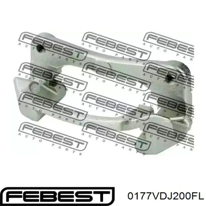 Суппорт тормозной передний левый 0177VDJ200FL Febest