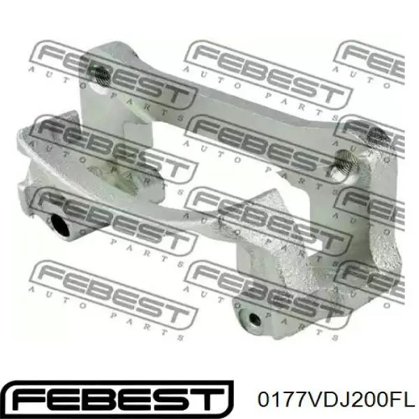 Купить 0177VDJ200FL Febest Суппорт тормозной передний левый