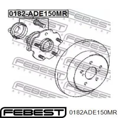 Ступица заднего колеса Febest 0182ADE150MR