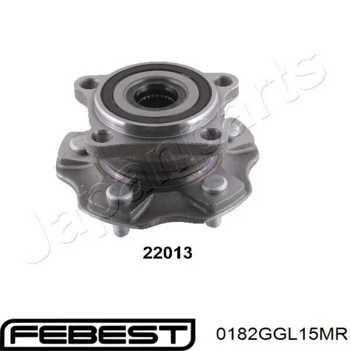 Купить 0182GGL15MR Febest Задняя шпиндель