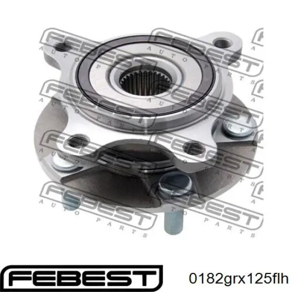 Ступица передняя FEBEST 0182GRX125FLH