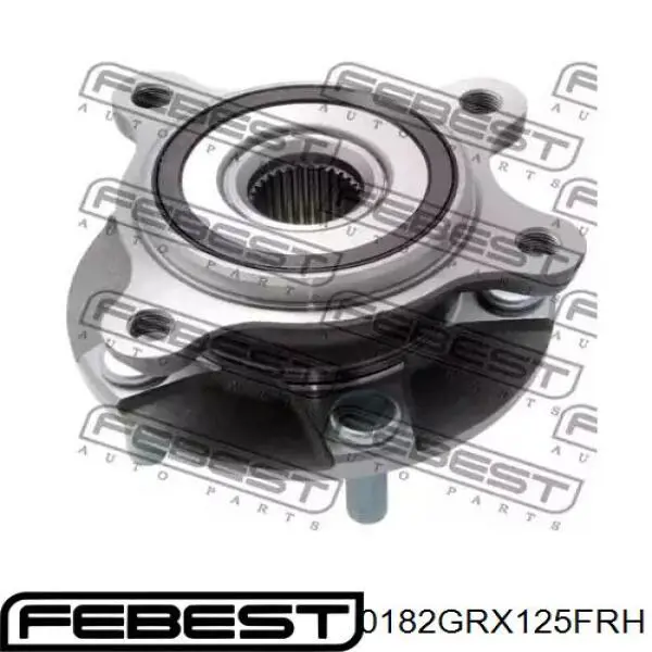 Ступица передняя 0182GRX125FRH Febest