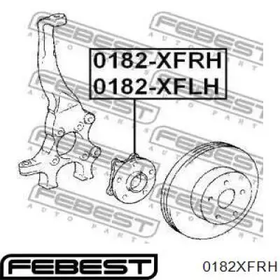 Ступица передняя 0182XFRH Febest