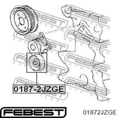 Натяжитель приводного ремня 01872JZGE Febest