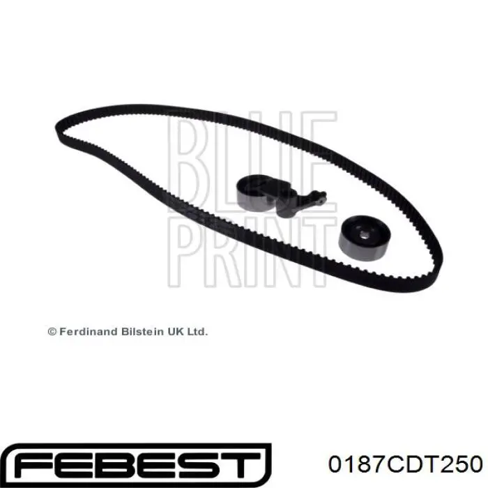 Ролик ГРМ 0187CDT250 Febest