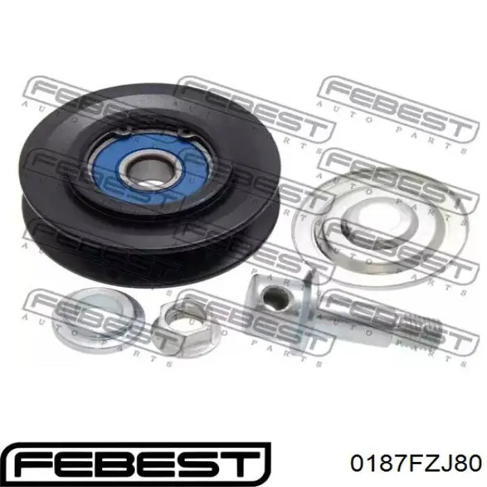 Купить 0187FZJ80 Febest Натяжной ролик