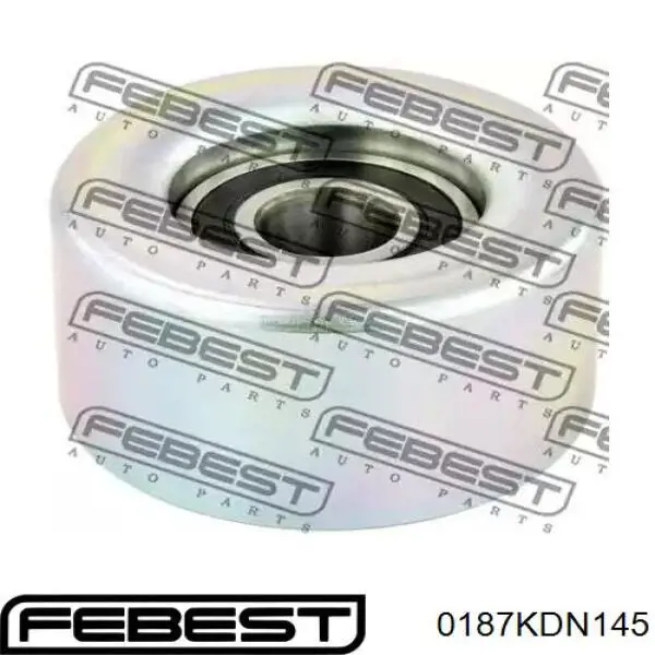 Rodillo, correa trapecial poli V 0187KDN145 Febest