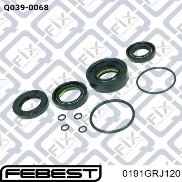 0191GRJ120 Febest Сальник рулевого механизма, ремкомплект