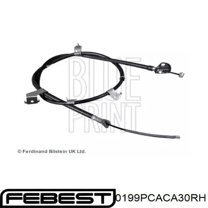 Купить 0199PCACA30RH Febest Задний правый трос ручника