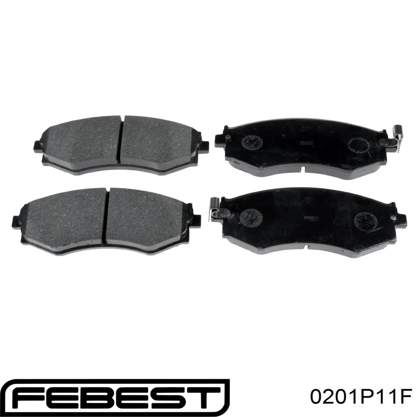 Колодки Febest 0201P11F цена, от 16.09 USD