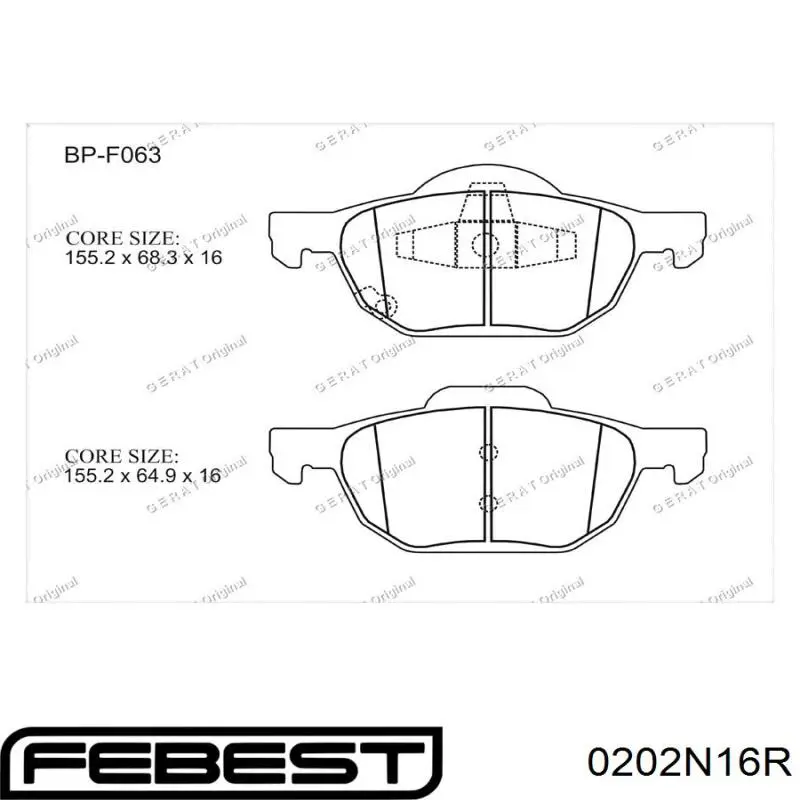 0202N16R Febest