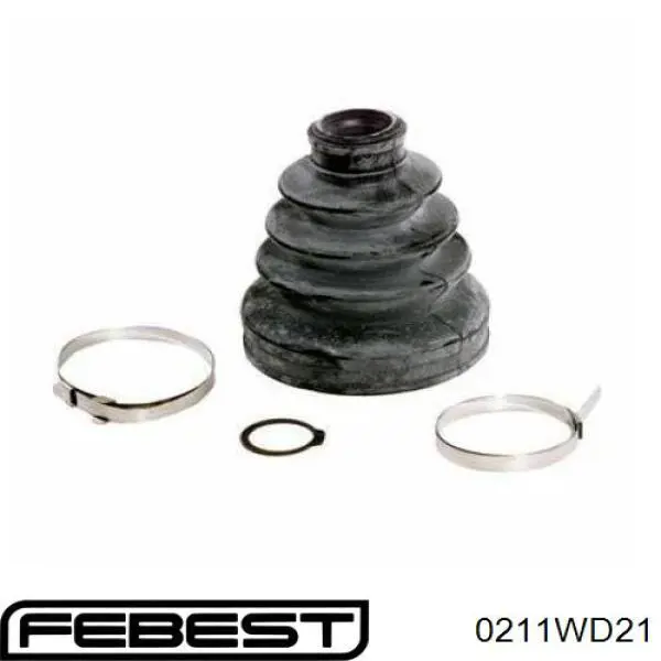 0211WD21 Febest Граната внутренняя передняя левая