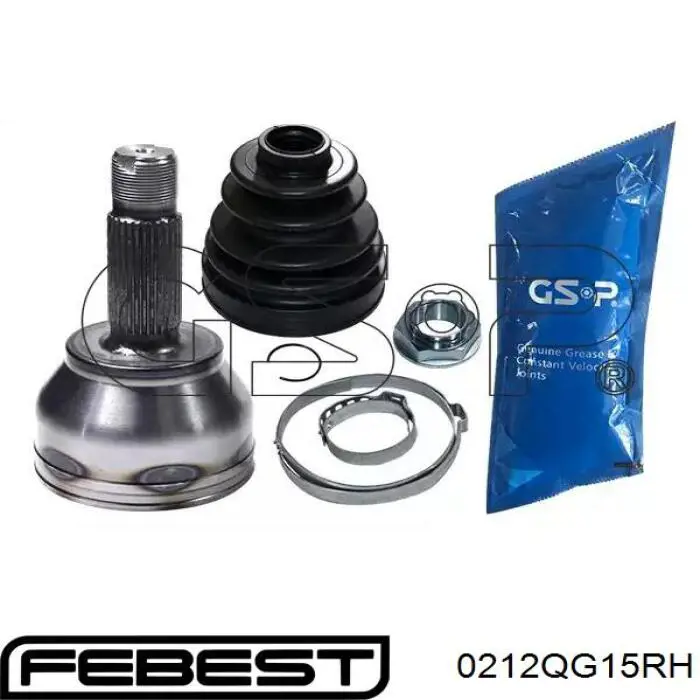 Привод передний правый Febest 0212QG15RH цена, от 44.75 USD