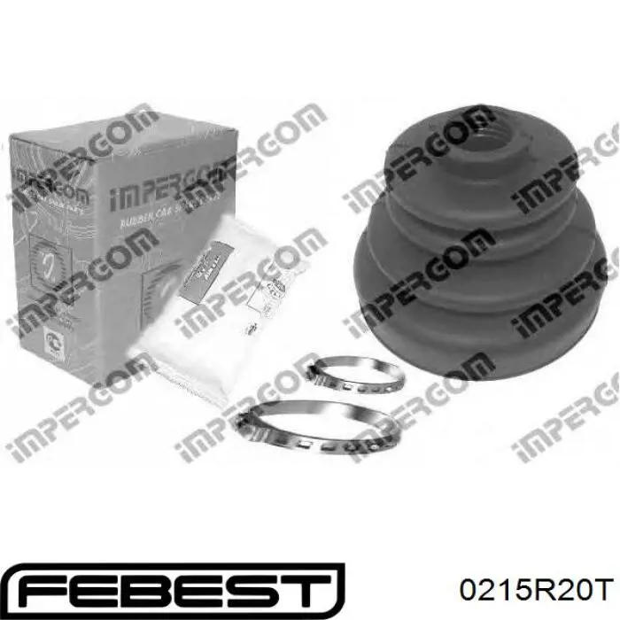 Купить 0215R20T Febest Пыльник гранаты внутренний, передней полуоси