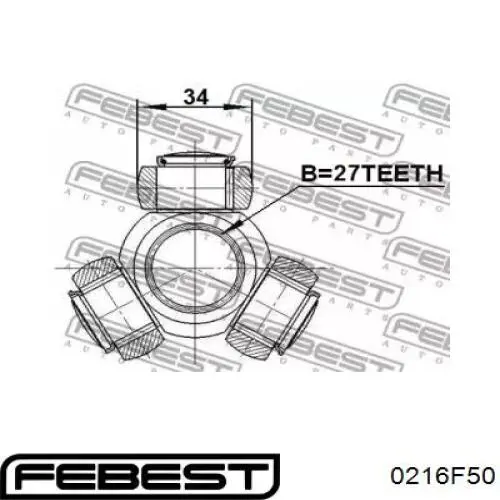 Купить 0216F50 Febest Тришип